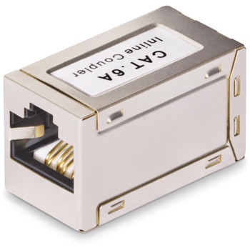 LANケーブル延長コネクター/CAT6A対応/シールド付き/メス-メス/T568端子/ギガビットイーサネット対応 RJ45中継用インラインカプラー StarTech.com