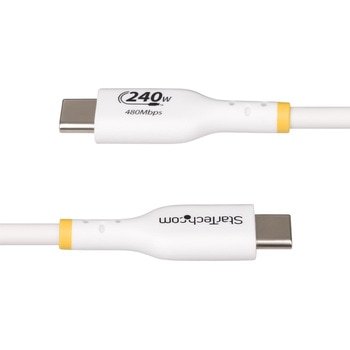 USB-C充電ケーブル/USB 2.0/オス・オス/PD対応 Type-C データ転送 急速 高速充電コード StarTech.com