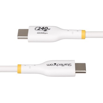 USB-C充電ケーブル/USB 2.0/オス・オス/PD対応 Type-C データ転送 急速 高速充電コード StarTech.com