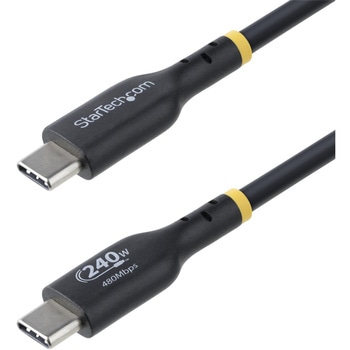 USB-C充電ケーブル/USB 2.0/オス・オス/PD対応 Type-C データ転送 急速 高速充電コード StarTech.com
