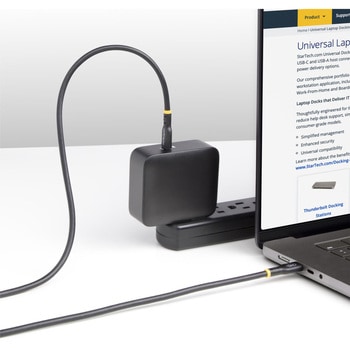 USB-C充電ケーブル/USB 2.0/オス・オス/PD対応 Type-C データ転送 急速 高速充電コード StarTech.com