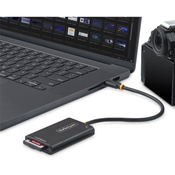 CFexpress Type Bカードリーダー/USB-C接続/10Gbps/各種OS対応/CF Express 2.0/ポータブル メモリーカードアダプター StarTech.com