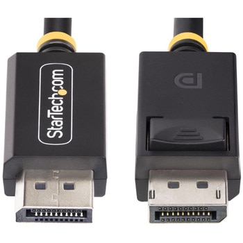 DisplayPort 2.1ケーブル/1.8m/8K60Hz 4K144Hz/40Gbps/VESA認証品/UHBR10 HDCP2.2/32chオーディオ/抜け防止機構付き/ブラック/ディスプレイポート モニターケーブル StarTech.com