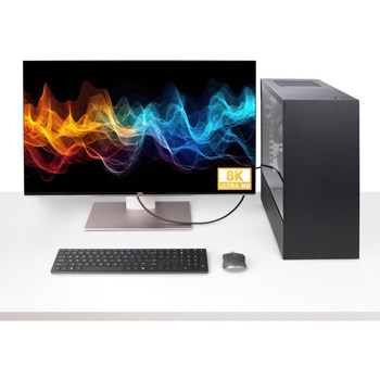 DisplayPort 2.1ケーブル/1.8m/8K60Hz 4K144Hz/40Gbps/VESA認証品/UHBR10 HDCP2.2/32chオーディオ/抜け防止機構付き/ブラック/ディスプレイポート モニターケーブル StarTech.com