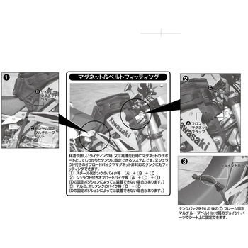 R&R BWPテーパードタンクバッグ ラフアンドロード