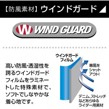HOTウインドガードデニムパンツ ルーズフィット ラフアンドロード