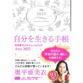Amy 2025 引き寄せスケジュールブック 自分を生きる手帳 永岡書店