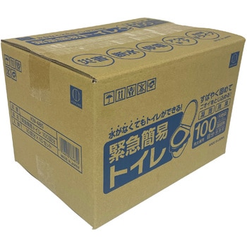 緊急簡易トイレ 100回分 小久保工業所