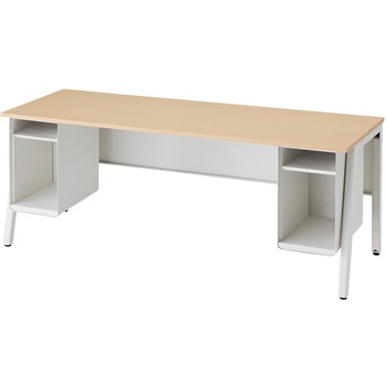 ワークデスク(両袖デスク・オープン袖) HN型 フアナ Huana - ナイキ