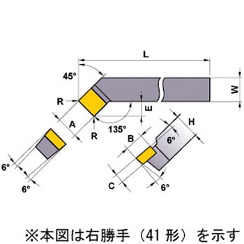 42-4(HTi10) ろう付けバイト 1本 三菱マテリアル 【通販サイトMonotaRO】