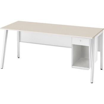 ワークデスク(片袖デスク・引出し付袖) HN型 フアナ Huana ナイキ