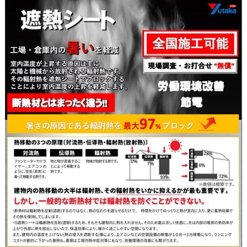遮熱シート1m×50m(屋根用) ユタカメイク
