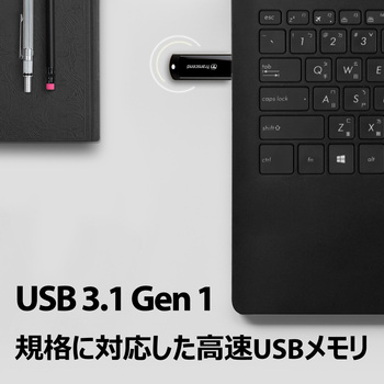USBメモリ USB3.1 Gen1 キャップ式 JetFlash700/730 トランセンド