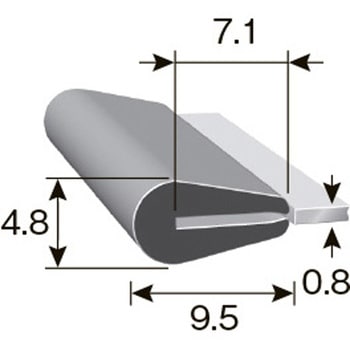 ラバーエッジトリム TRE08-2 岩田製作所