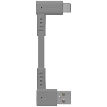 超ショートで断線に強い 急速充電3A/データ転送対応 USB Type-A to USB Type-C L字コネクター ケーブル OWLTECH(オウルテック)