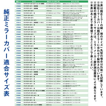 570612 メッキミラーカバーセット 1セット JET INOUE(ジェットイノウエ) 【通販モノタロウ】