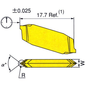 TIP2MT-0.05 IC908 チップ TIP 1箱(10個) イスカル 【通販サイトMonotaRO】