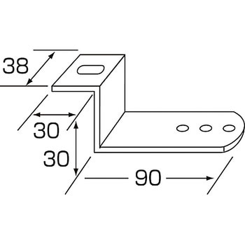 LED5ミニサイドマーカー取付ステー JET INOUE(ジェットイノウエ)