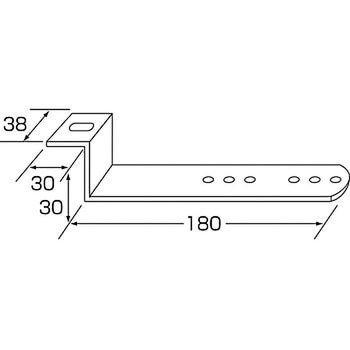 LED5ミニサイドマーカー取付ステー JET INOUE(ジェットイノウエ)