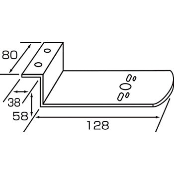 502911 バスマーカーランプ取付ステー Z型 JET INOUE(ジェットイノウエ) 05385372