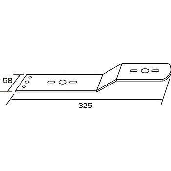 502919 バスマーカーランプ取付ステー Z型 JET INOUE(ジェットイノウエ) 05385458