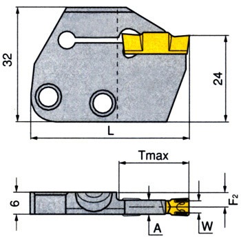 HGPAD 3L-T20 ホルダ イスカル 05429286