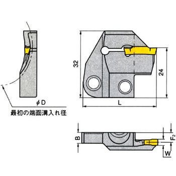 HFPAD 3R-40-T10 ホルダ 1個 イスカル 【通販サイトMonotaRO】