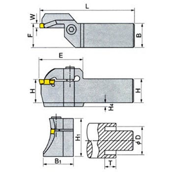 HFHR 25-95-5T32 ホルダ 1個 イスカル 【通販サイトMonotaRO】