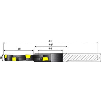 SDN D160-10-40-LN12 カッタ 1個 イスカル 【通販サイトMonotaRO】