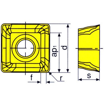 チップ S90MT イスカル