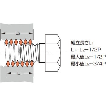 SP-12X1.75X2D メートルねじ用スプリュー 並目ねじ用 1パック(10個