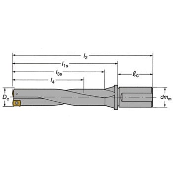 【SANDVIK】Φ19U-ドリル R416.2-0190L25-41 R416.2-0190L25-41 ドリル 1本 サンドビック 【通販モノタロウ】