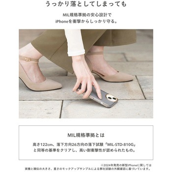 [iPhone 16専用]salisty(サリスティ)クリアカラー耐衝撃ハードケース salisty