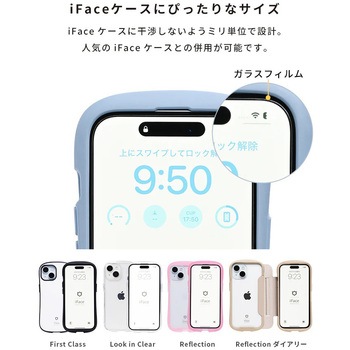 [iPhone 16 Plus/15 Plus/14 Pro Max専用]iFace Round Edge Tempered Glass Screen Protector ラウンドエッジ強化ガラス 画面保護シート iFace