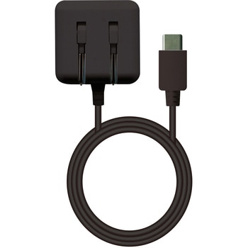 Type-Cケーブル直出し & USB Type-Aポート×1 2台同時充電可能 省スペースデザイン AC充電器 avail(アベル)