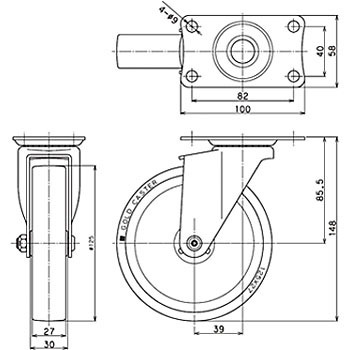 EJ-125UB S[hLX^[EJv[gݎ(E^B) p y׏dp P 05581345