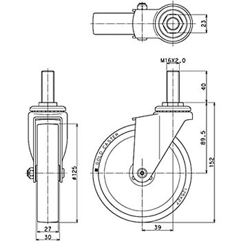 EA-125UB-S M16~P2.0 S[hLX^[EA(E^B)Xgbp[t p y׏d^Cv lW 05582526