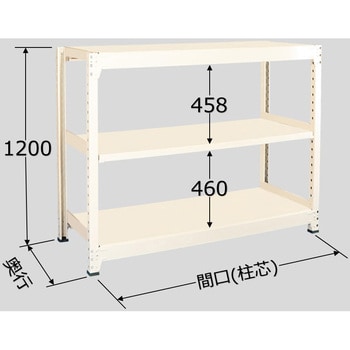 中量棚BW型 単体 サカエ 軽・中量棚本体(単体) 【通販モノタロウ】