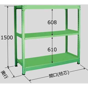 中量棚B型 単体 サカエ