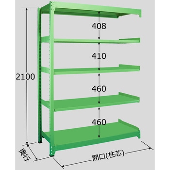 中量棚B型 連結 サカエ