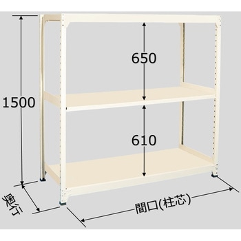 中軽量棚ML型 単体 サカエ