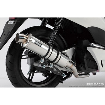 B144-53-008 R-EVO ステンレスサイレンサー PCX 後期モデル 1個 BEAMS