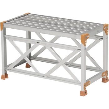 Danchi(ダンチ) 作業台 1段 FGC (踏面:縞板タイプ) ピカコーポレイション