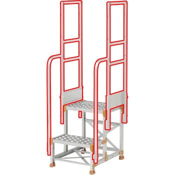Danchi(ダンチ) 両手すり ピカコーポレイション ハシゴ・脚立・踏み台・足場台用オプション手すり 【通販モノタロウ】