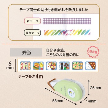 デコラッシュ 6mm幅 PLUS(プラス)[文具]
