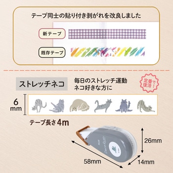デコラッシュ 6mm幅 PLUS(プラス)[文具]