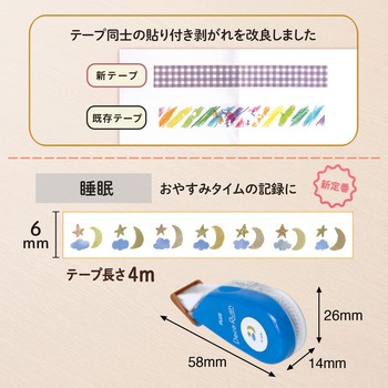 デコラッシュ 6mm幅 PLUS(プラス)[文具]