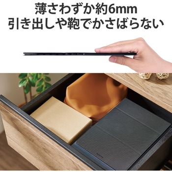トラックボールマウス 用 スタンド フリップパッド 9段階 傾斜 調整 折りたたみ マウスパッド ブラック エレコム