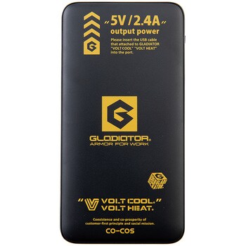 GB-882N GLADIATOR モバイルバッテリー(ケーブルセット) 1セット ...