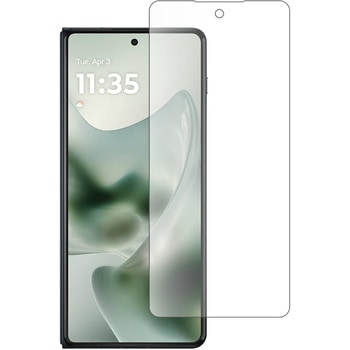 液晶保護フィルム Motorola razr fold (アウト画面用) 曲面 エッジ 対応 TPU 高光沢 ブルーライトカット 柔軟素材 互換品 メディアカバーマーケット